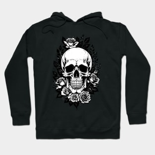 Skull and Flowers Hoodie